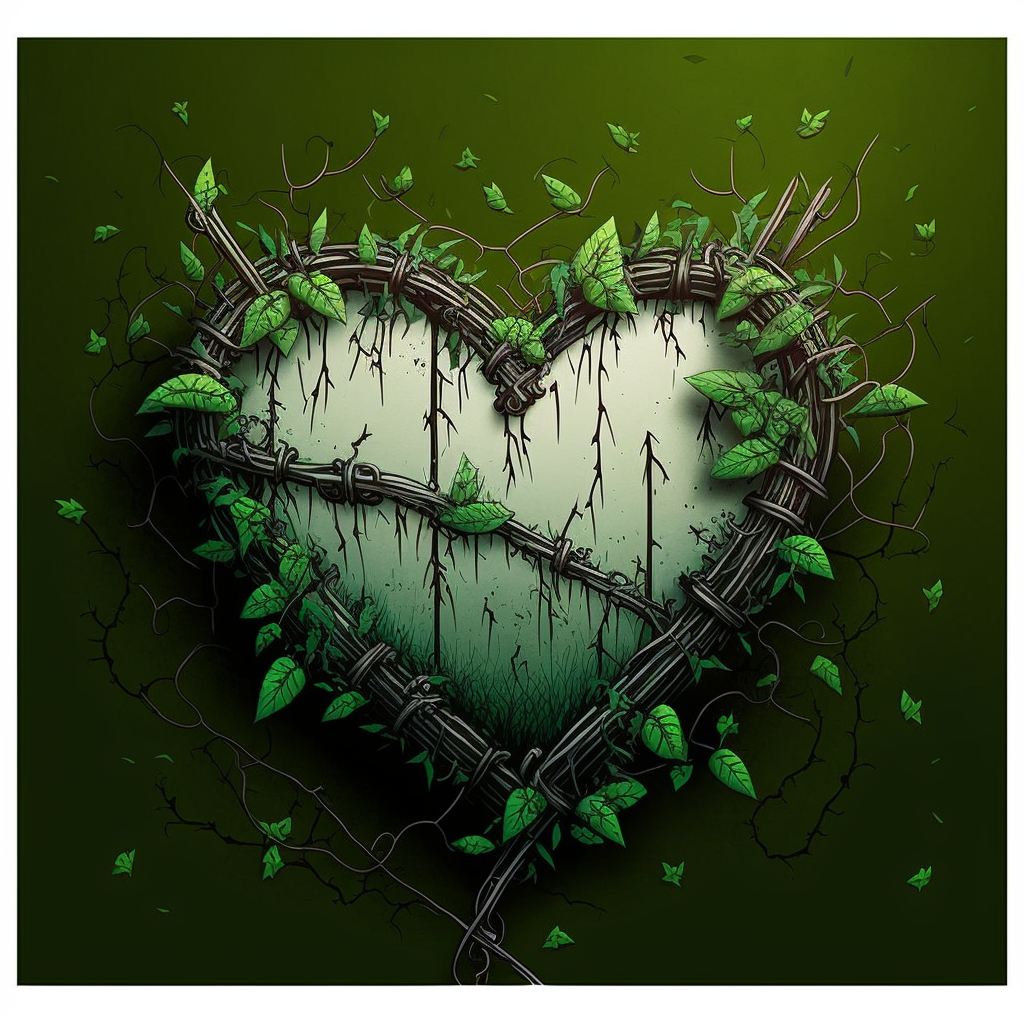 A thorny heart, the visual mark of Life Is Sketchy